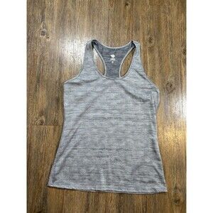 Rabbit Tank Top Womens Medium Gray Racerback Running Athletic Workout Gym